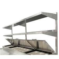 Atosa Pizza Prep Table Overshelf - 93 inch